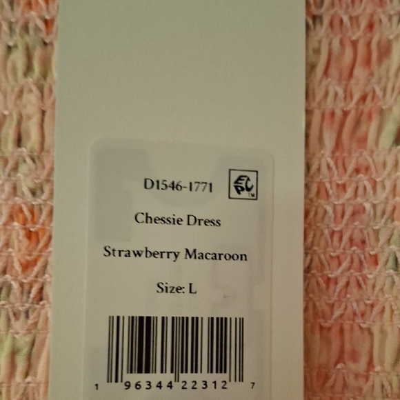 LoveShackFancy Chessie Heirloom  Fragrance Strawberry Macaroon Maxi Dress NWT - Picture 2 of 16